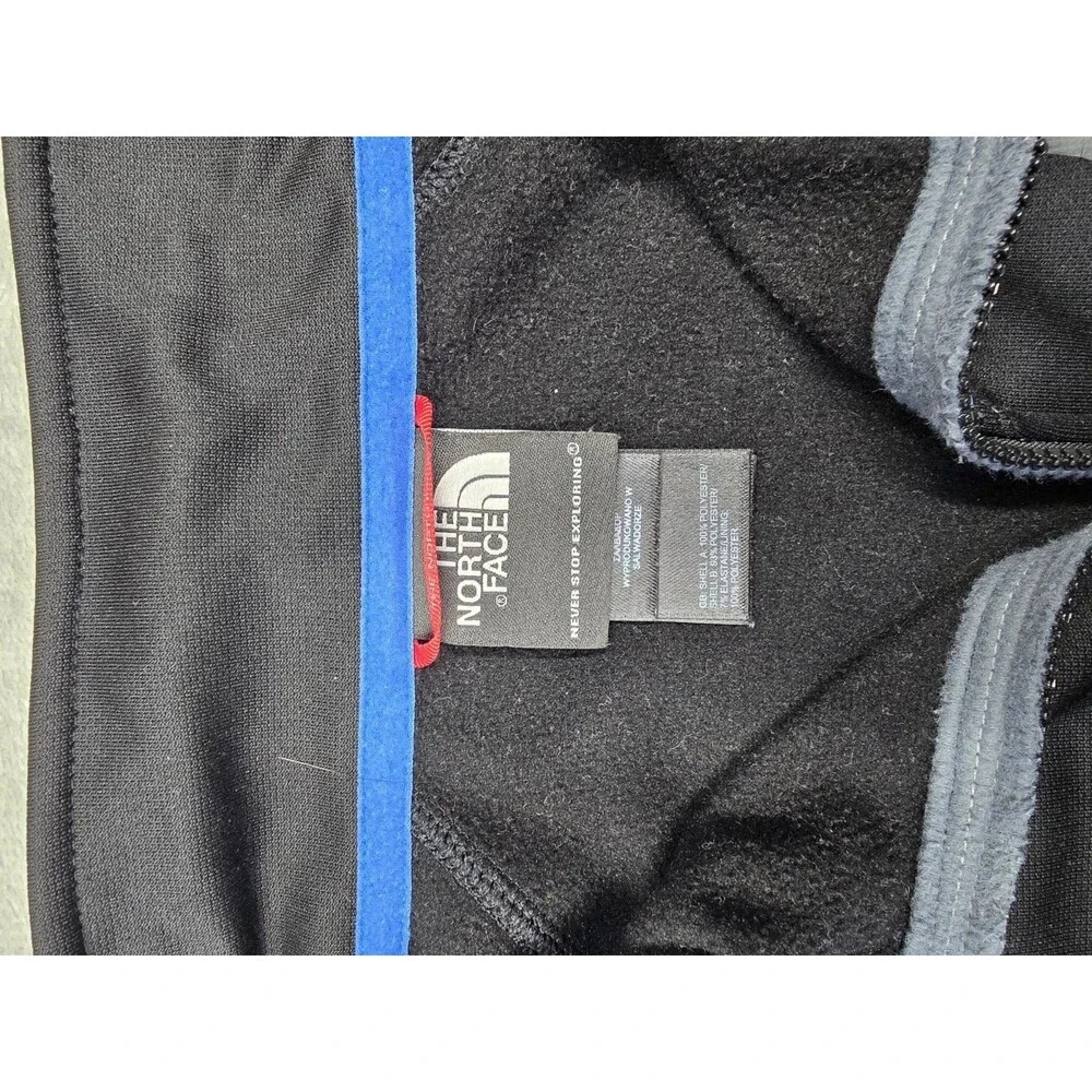 The North Face 1/4 Zip Fleece Pullover Men’s Outdoors Adventure Black LARGE